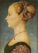 Pollaiuolo, Piero Portrat eines Madchens